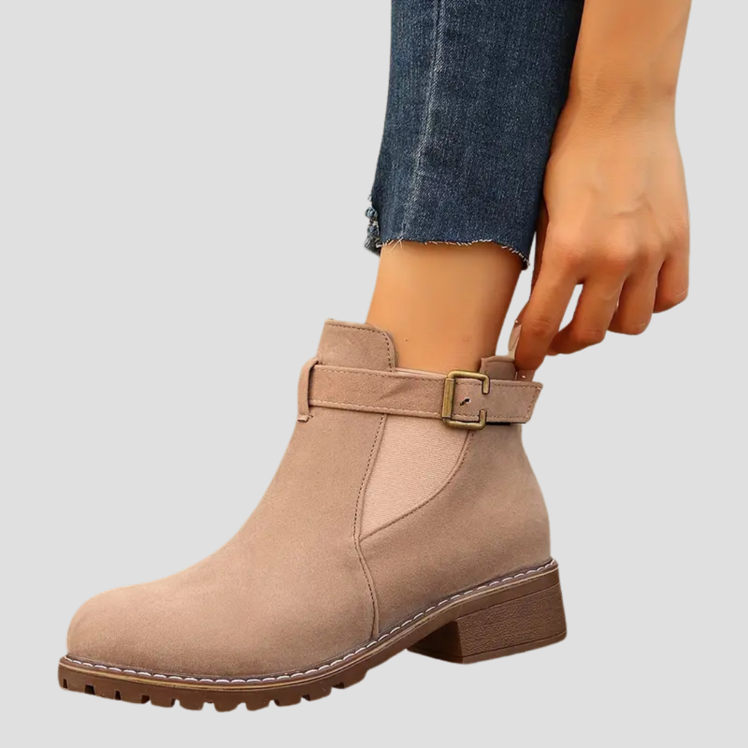 Women’s Buckled Chelsea Ankle Boots