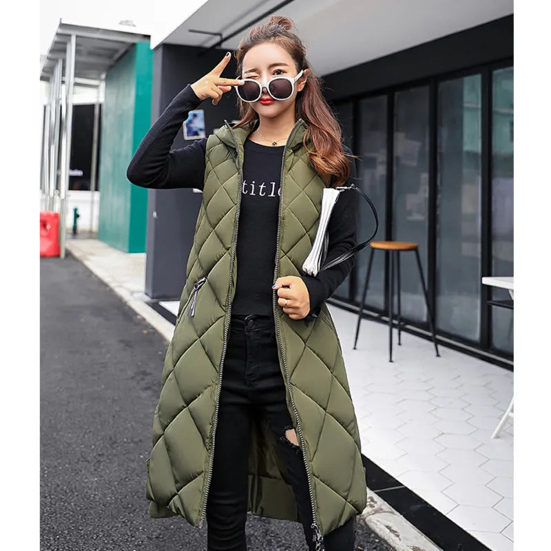 Warm Women's Down Parka Jacket - BritishElegance