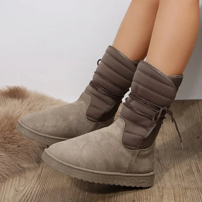 Women's snow boots | Thick sole and fleece lining, trendy and comfortable