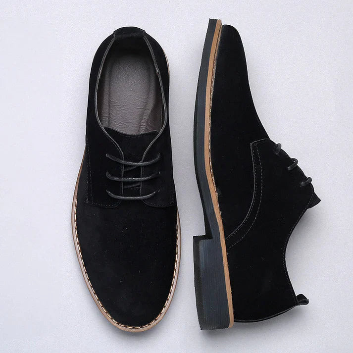 Suede Look Casual Office Shoes Men