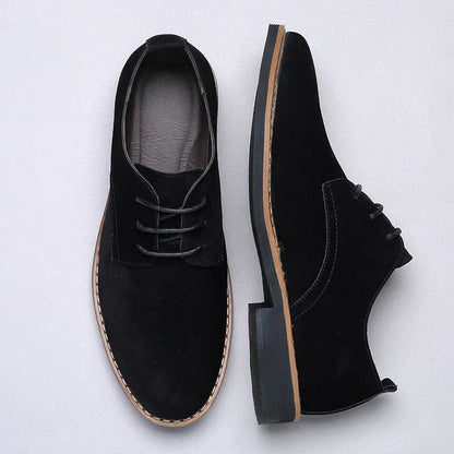 Suede Look Casual Office Shoes Men