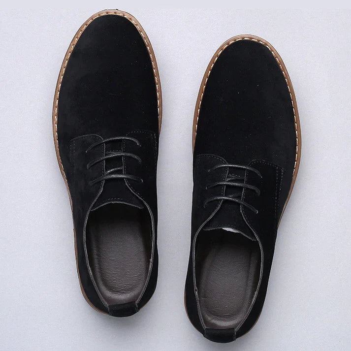 Suede Look Casual Office Shoes Men