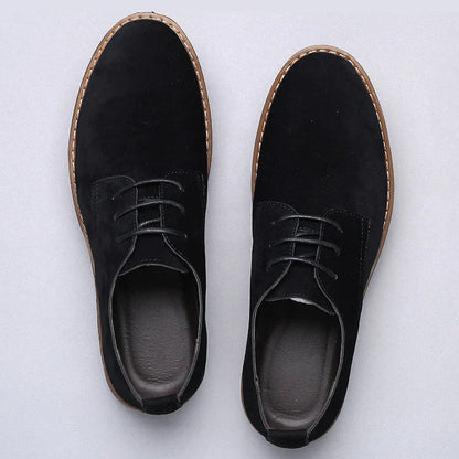 Suede Look Casual Office Shoes Men