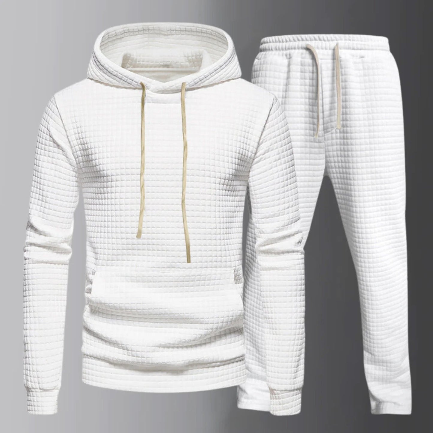 Comfortable Men's Hooded Sweat Suit - BritishElegance