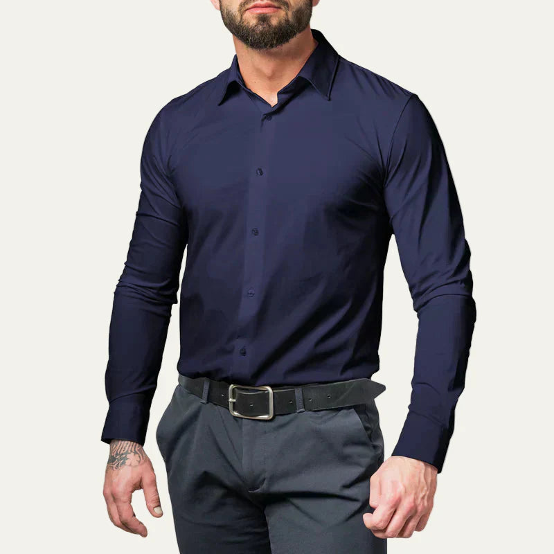 Men’s Slim Wrinkle-Free Dress Shirt