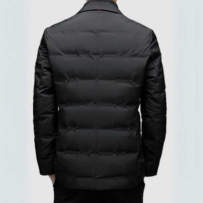 Men's Puffer Jacket – Lightweight Autumn Parka for Smart Casual & Office Wear