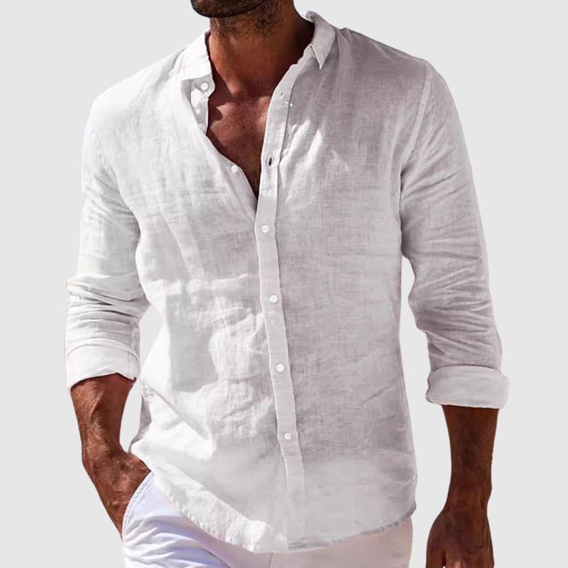 Men’s Sorrento Linen Shirt | Breathable Cotton-Linen Summer Top