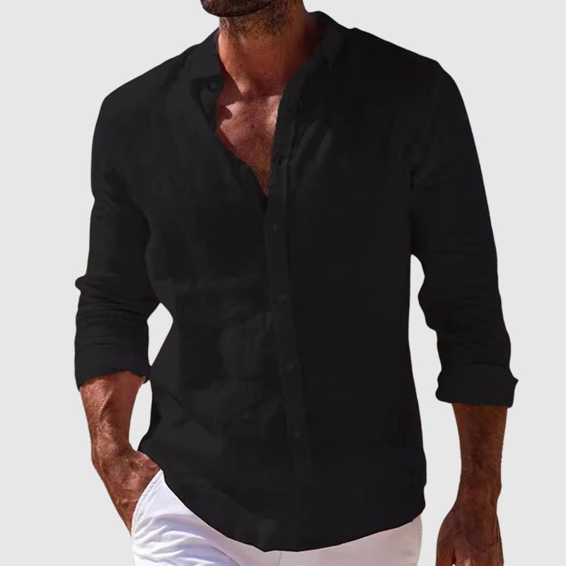 Men’s Sorrento Linen Shirt | Breathable Cotton-Linen Summer Top