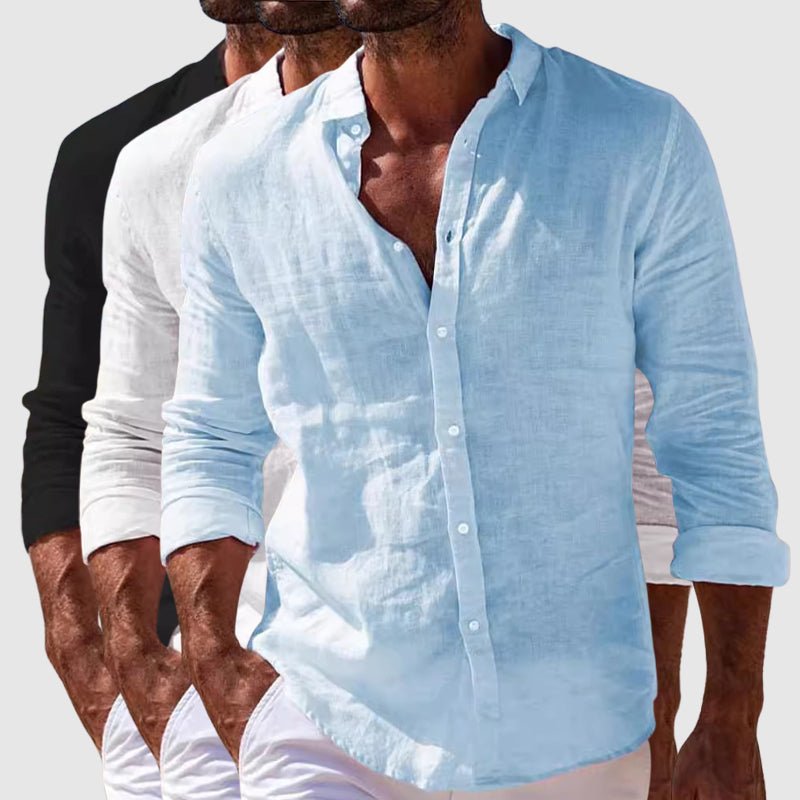 Men’s Sorrento Linen Shirt | Breathable Cotton-Linen Summer Top