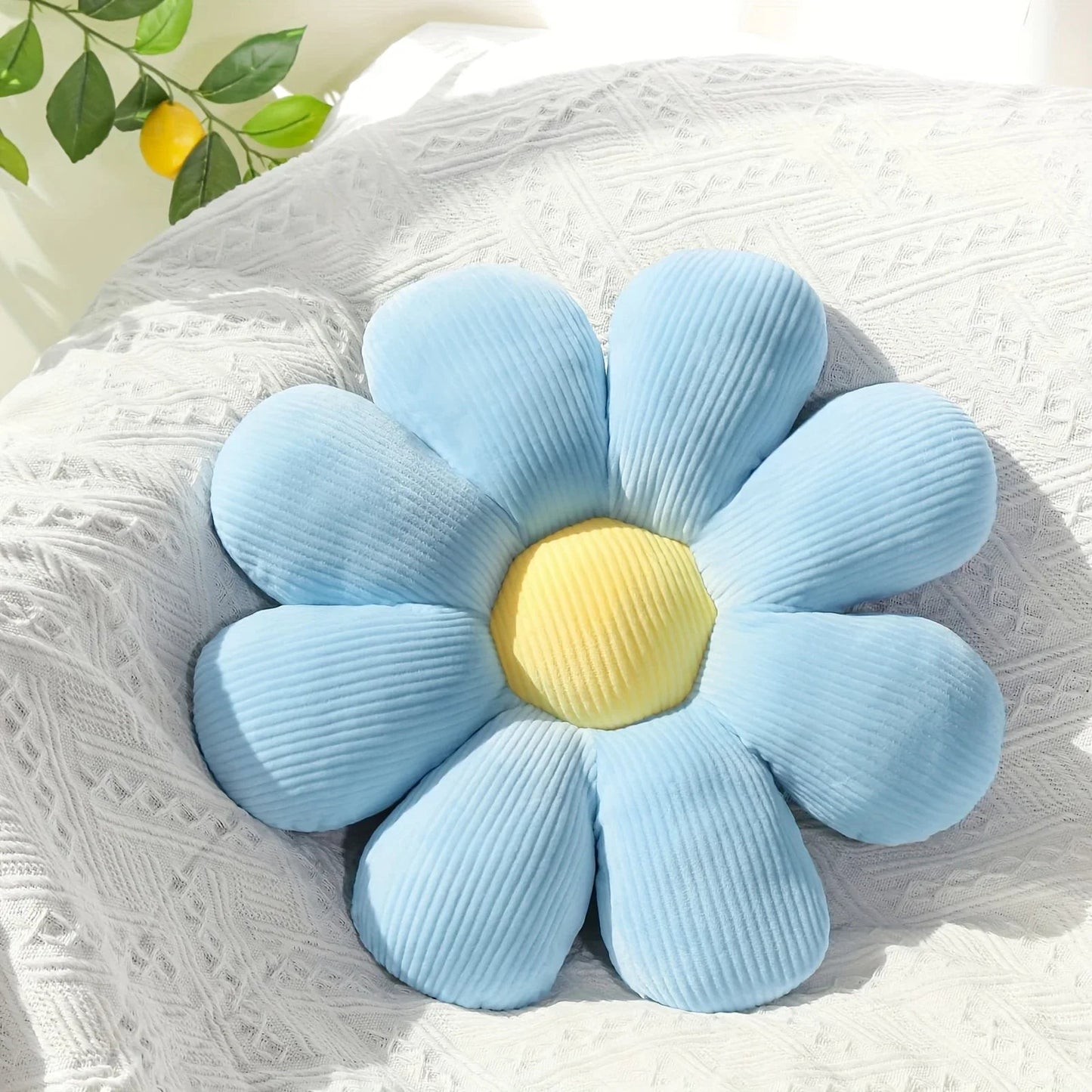 Colorful Flower Throw Pillow