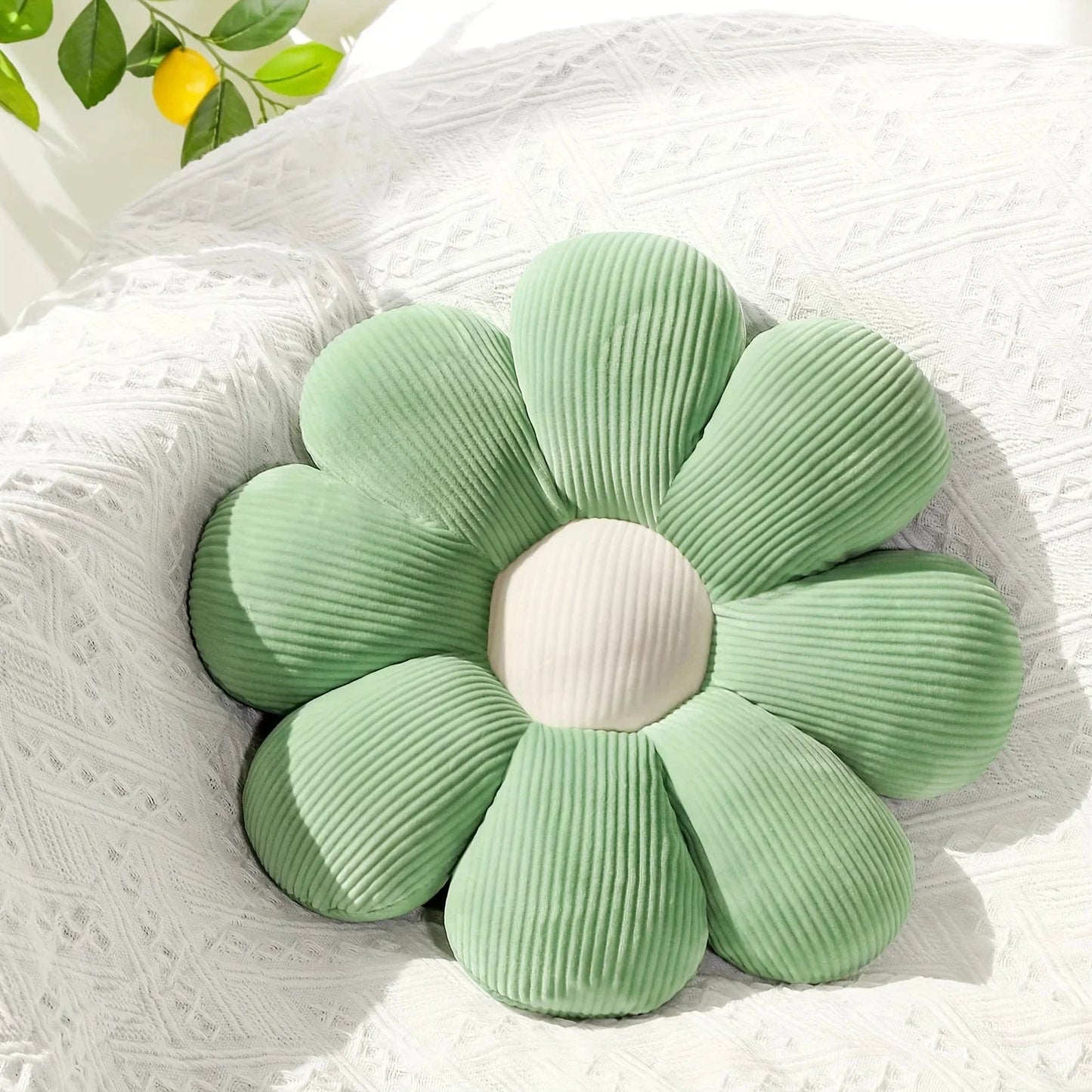 Colorful Flower Throw Pillow