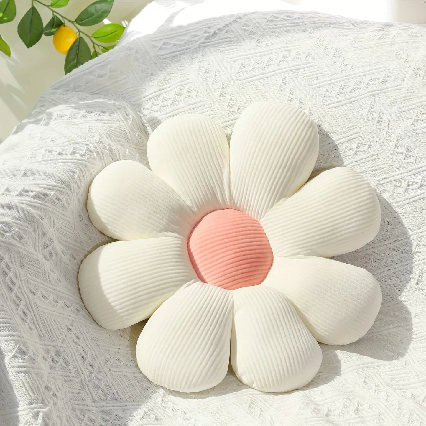 Colorful Flower Throw Pillow