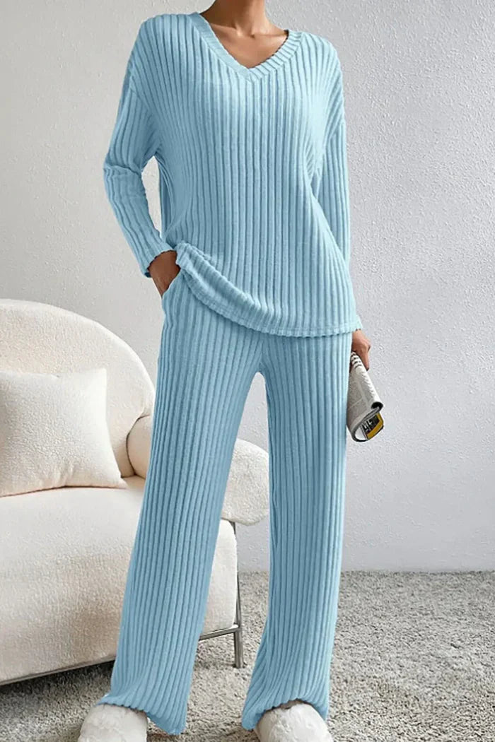 Delilah – Women’s Ribbed Loungewear Set