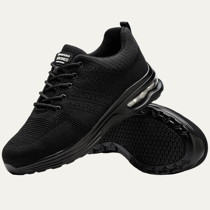 Men’s All Black Air Knit Running Shoe