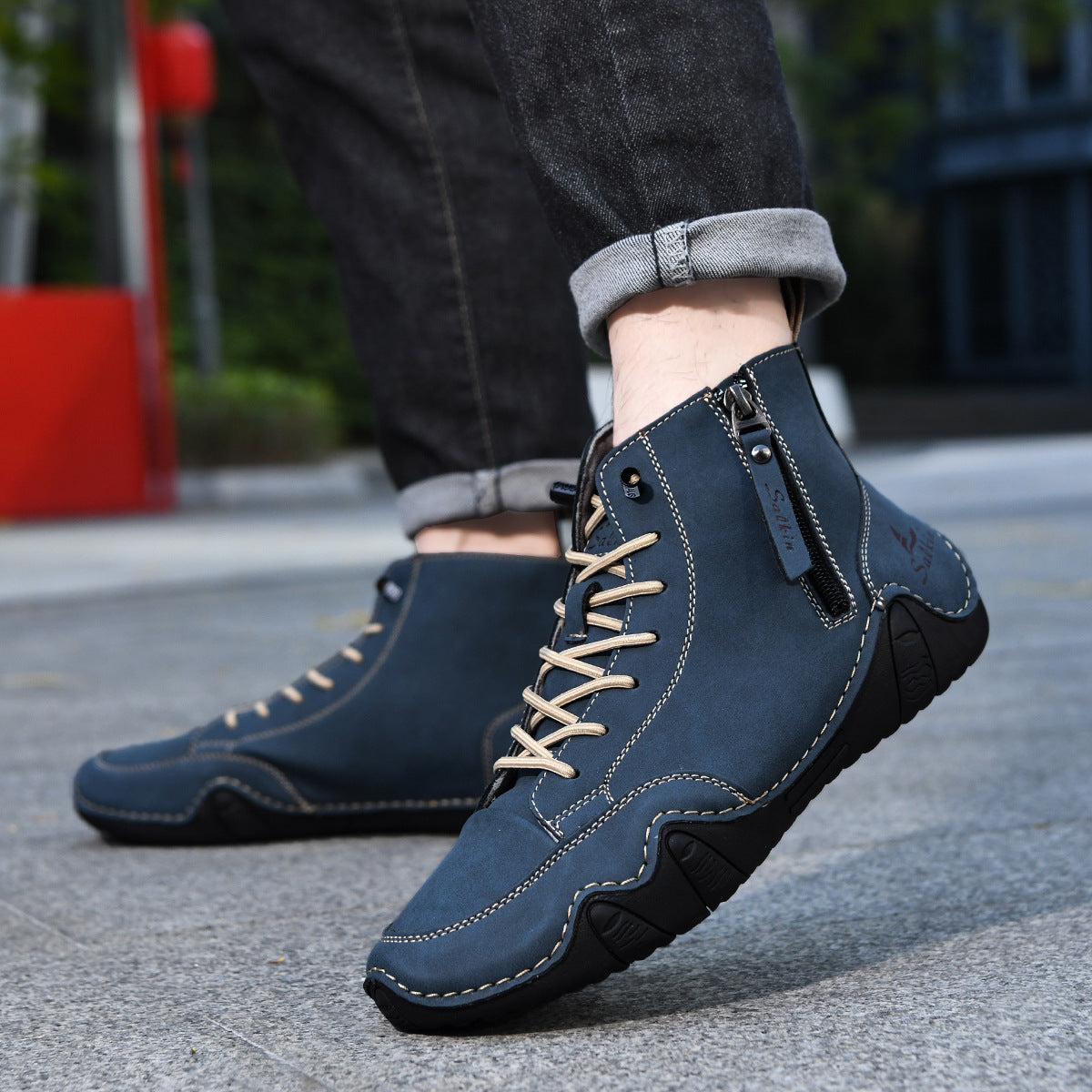 Rovik Genuine Leather Boots