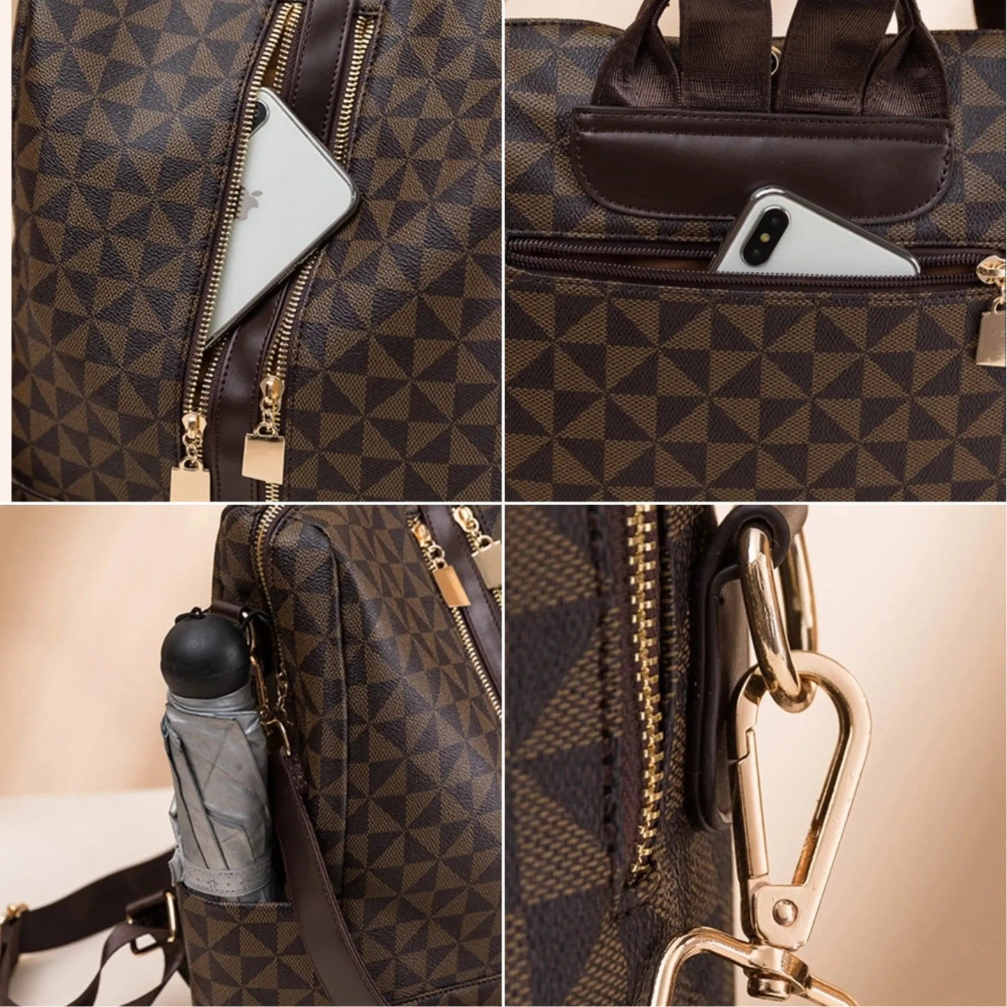 Averra | Stylish Convertible Backpack with Clutch – Water-Resistant, Spacious & Versatile