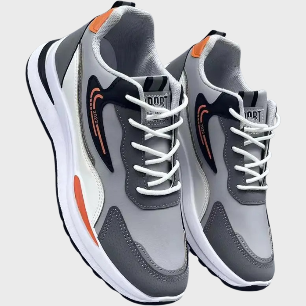 Men's Athletic Running Shoes - Breathable Comfort & Sleek Design