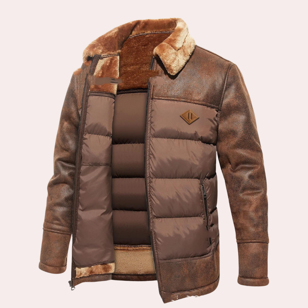 Dirk | Men’s Padded Jacket with Quilted Design for Extra Warmth