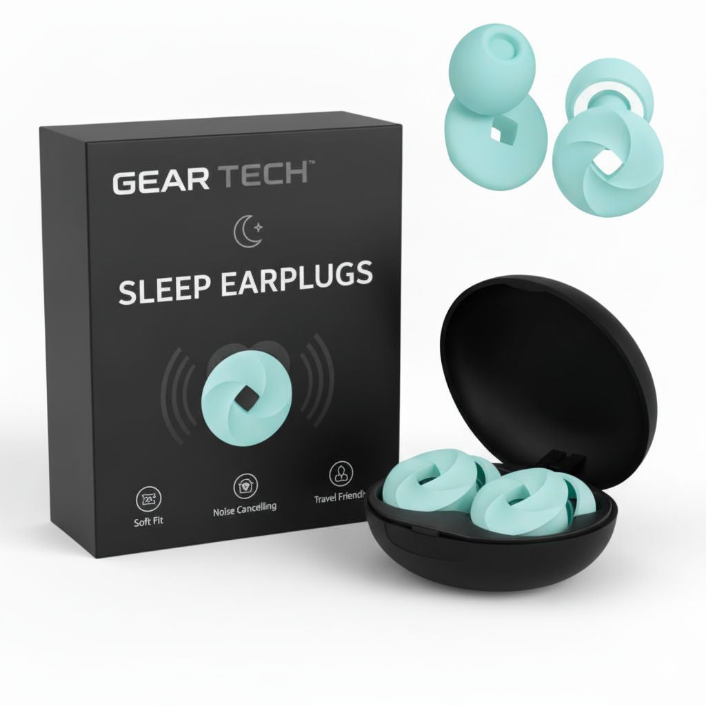 Soft Sleep Earplugs with 33 dB Noise Blocker - BritishElegance