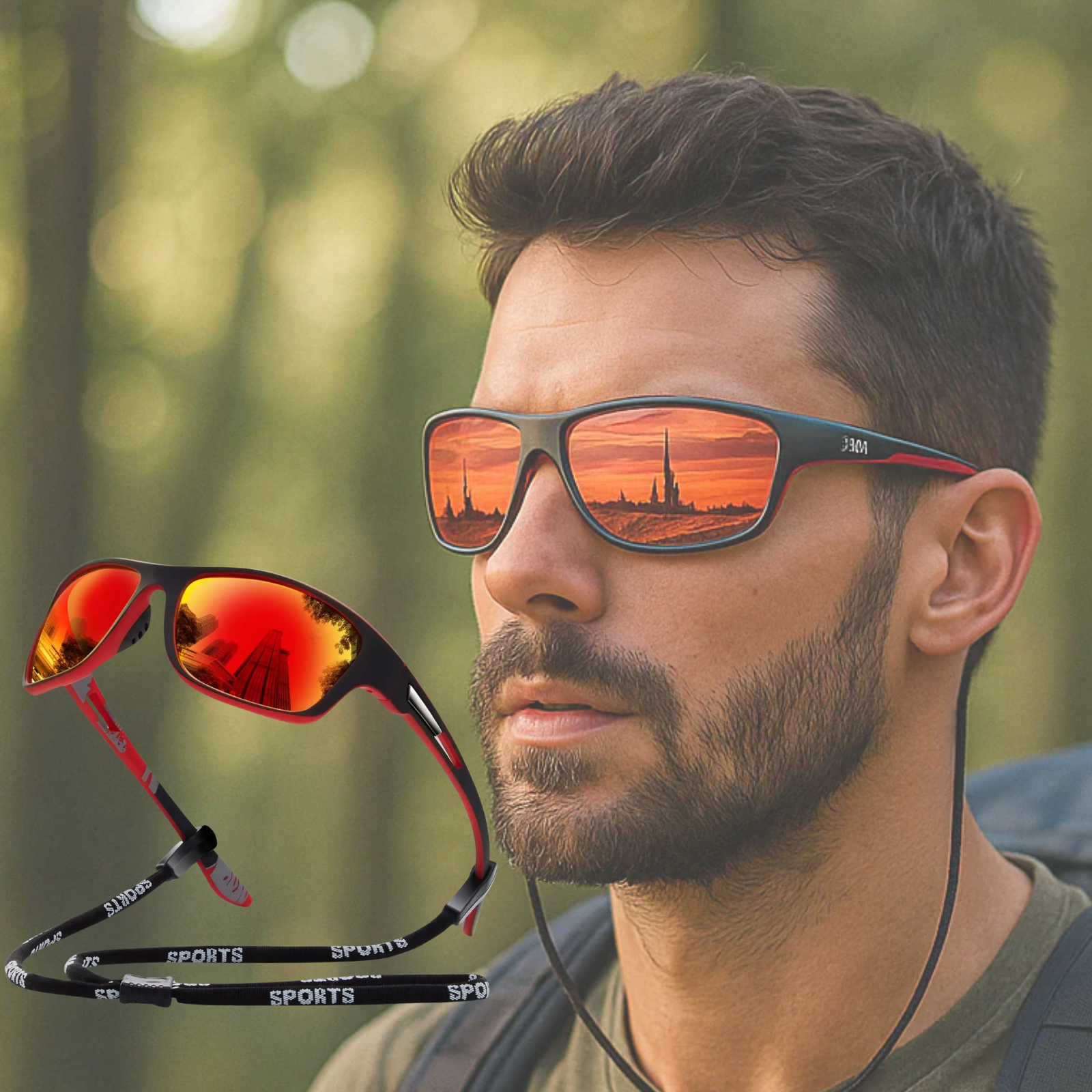 Sports Polarized Sunglasses for Men Outdoor Activities - BritishElegance