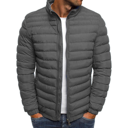 Down Blend Puffer Jacket - Quilted Body And Heat Trap