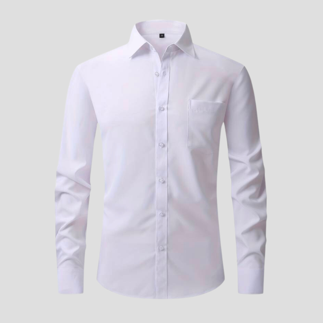 Dress Shirt - Polyester Blend Anti Crease And Stay Smooth