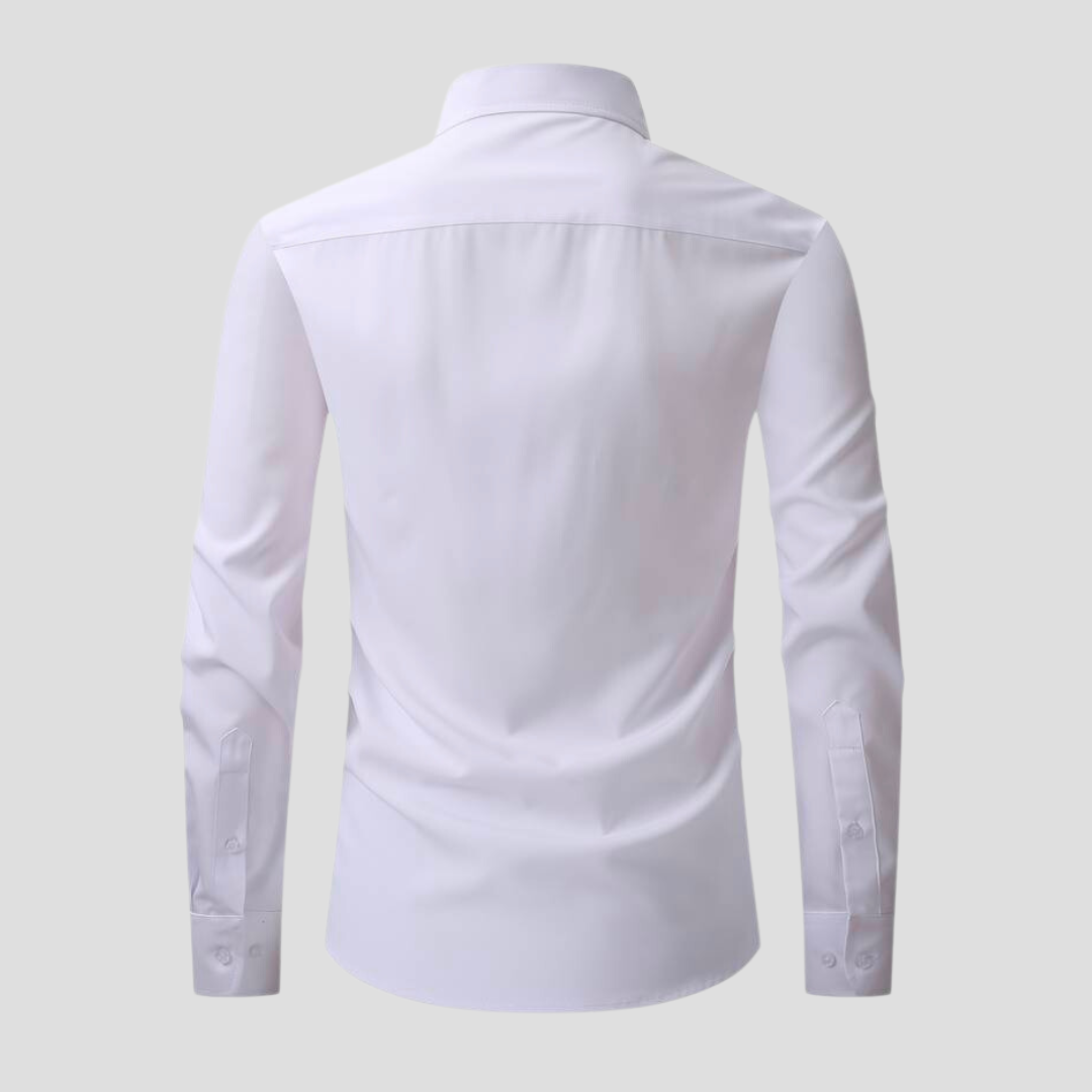 Dress Shirt - Polyester Blend Anti Crease And Stay Smooth