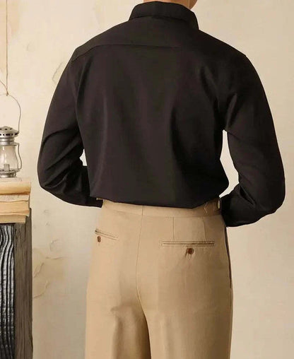 Dress Shirt - Polyester Blend Streamlined Fit And Neat Wear