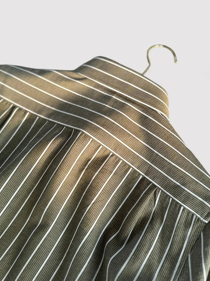 Dress Shirt - Tailored Stripe And Breathable Flexible Shape