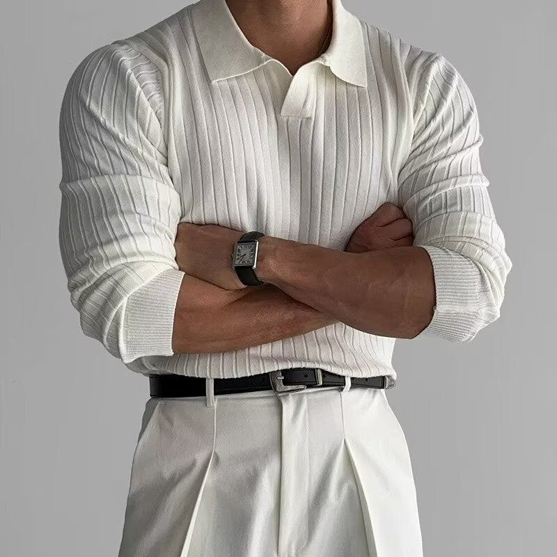 Men's Slim Fit Premium Polo Shirt - Soft Cotton Blend - BritishElegance