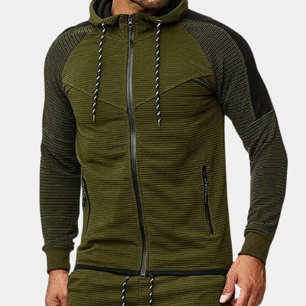 Modern, stylish men's hooded jacket by Niko