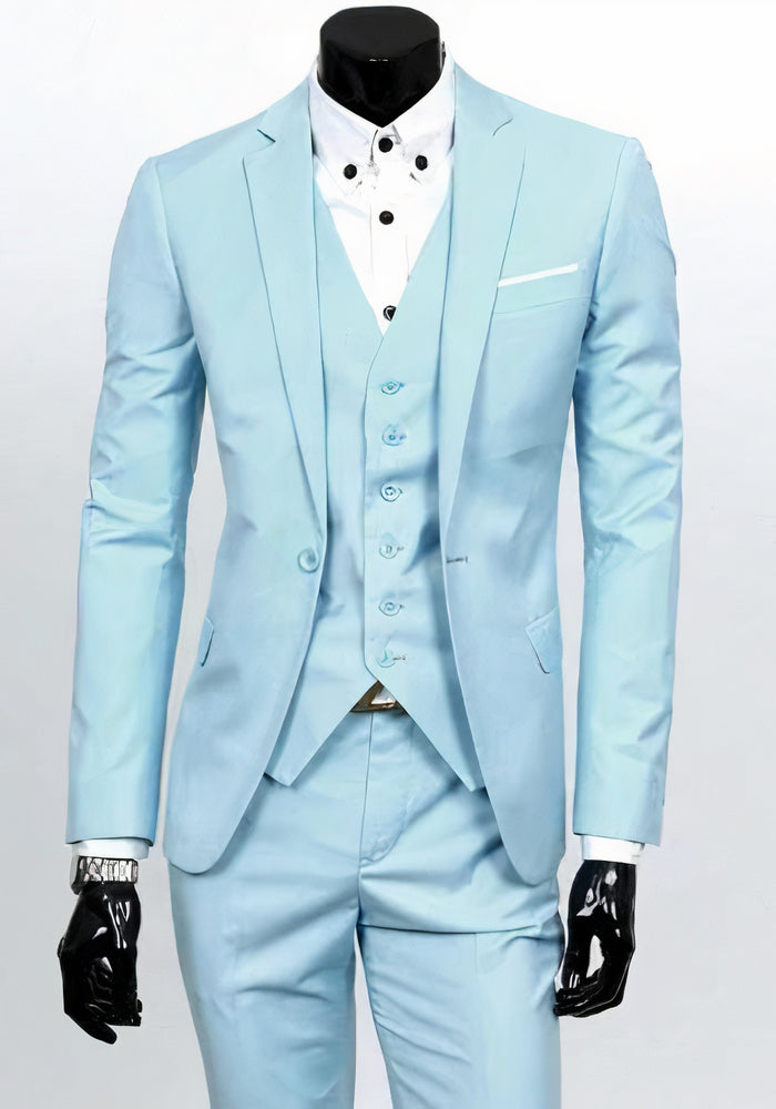 Men's sophisticated 3-piece suit set - evert