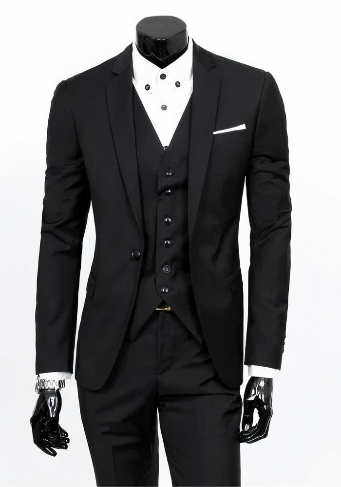 Men's sophisticated 3-piece suit set - evert