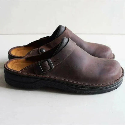 Comfortable Orthopedic Leather Slip On Shoes