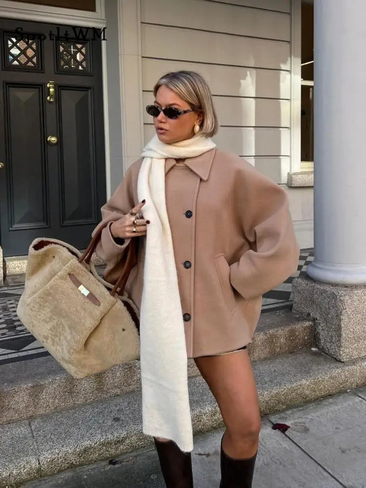Eira – Women's Oversized Jacket with Pockets