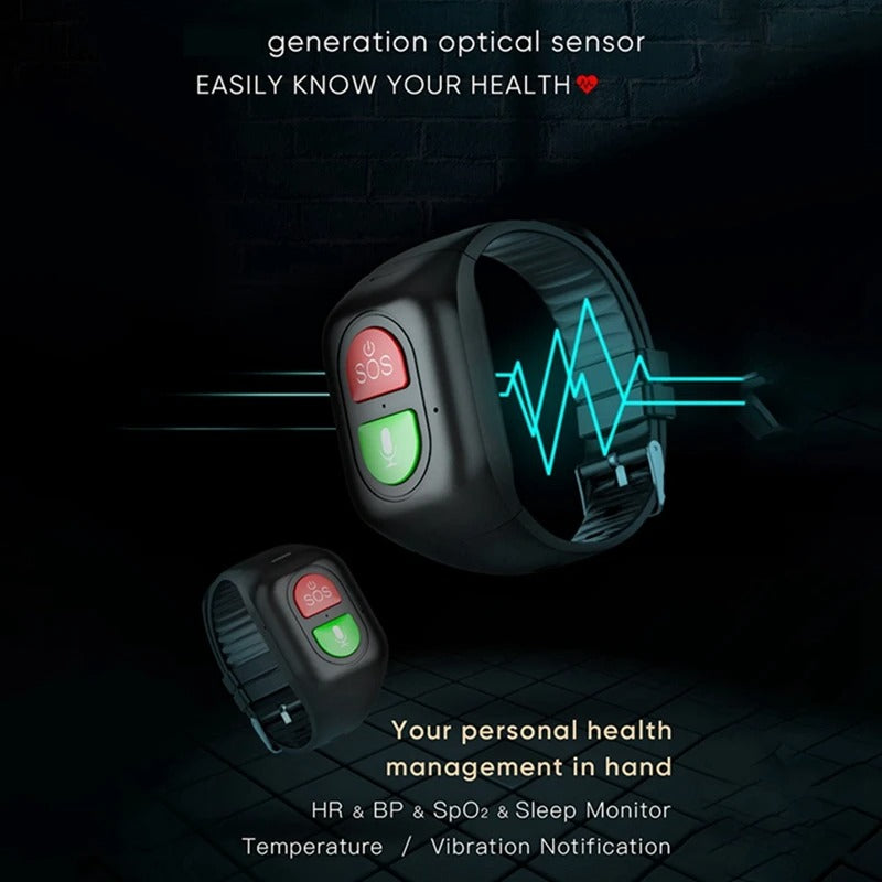 ElderStone | Reliable 4G Smart GPS Senior Safety Watch Device