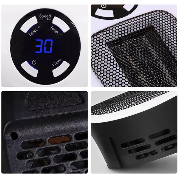 RemoteHeat | Electric Fan Heater with Remote Temperature Control