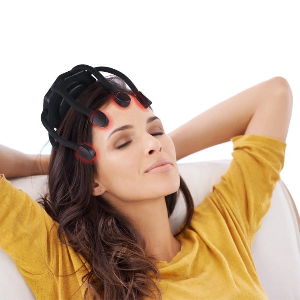 Relaxing Scalp Massager With Soothing Vibration Nodes - BritishElegance