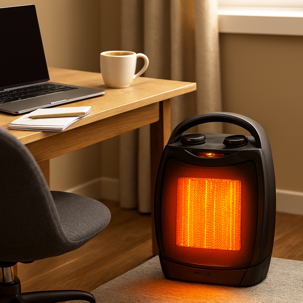 ThermoCore | Ceramic Space Heater with Remote Control for Home Heating