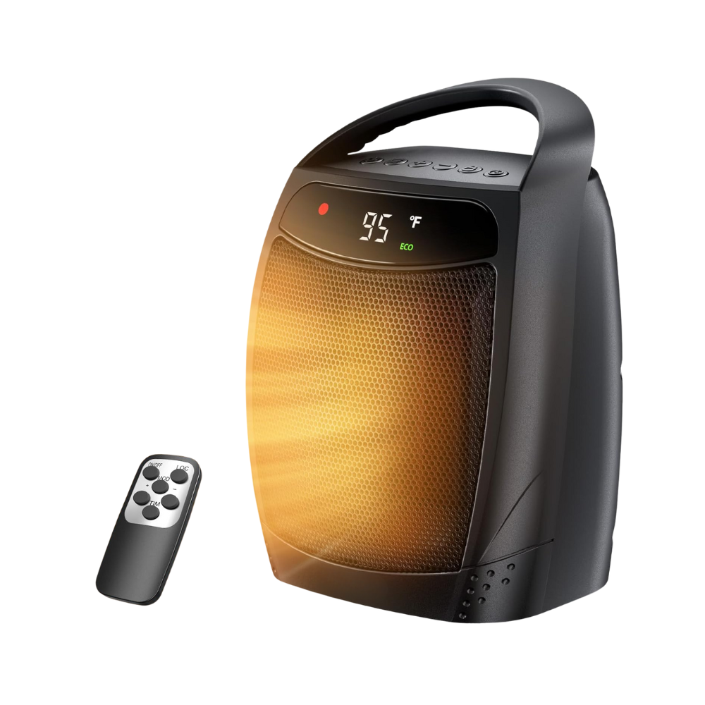 ThermoCore | Ceramic Space Heater with Remote Control for Home Heating