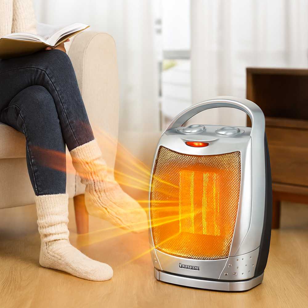 ThermoCore | Ceramic Space Heater with Remote Control for Home Heating