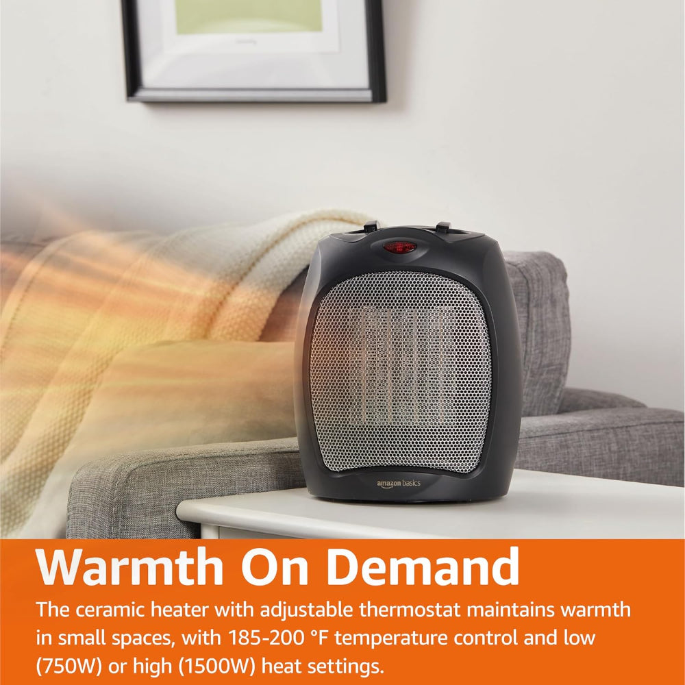 HeatWave | Indoor Ceramic Space Heater with Thermostat Control