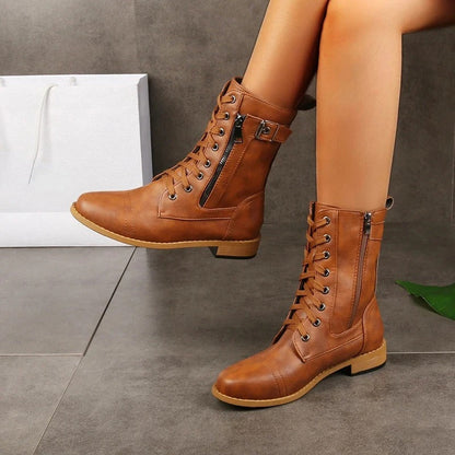 Eugenie | Leather Women's Ankle Boots