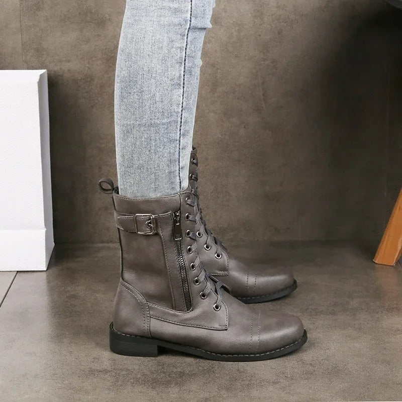Eugenie | Leather Women's Ankle Boots