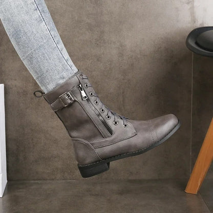 Eugenie | Leather Women's Ankle Boots