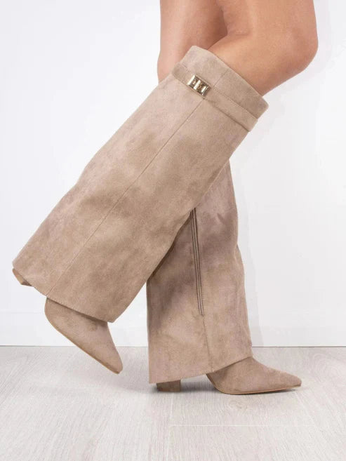 Becka | Suede Knee High Boots Women