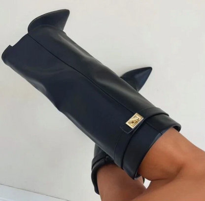 Becka | Suede Knee High Boots Women