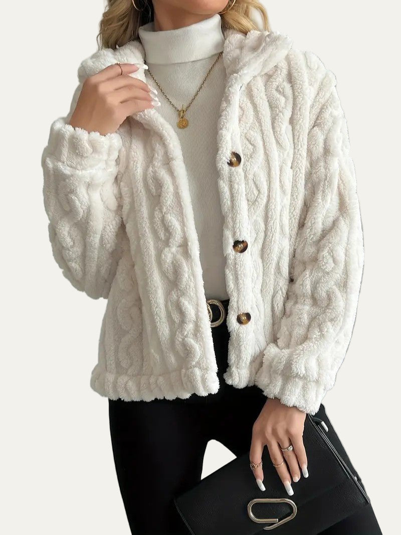 Women’s Textured Fleece Cardigan