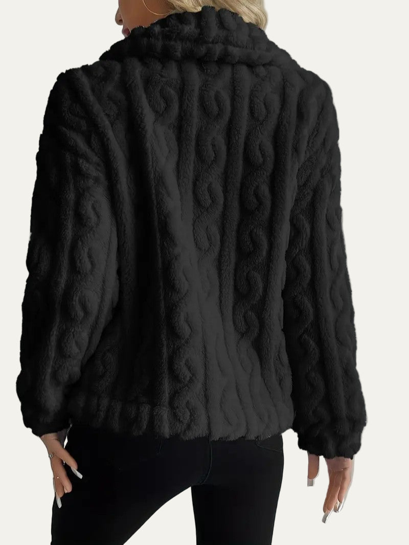 Women’s Textured Fleece Cardigan