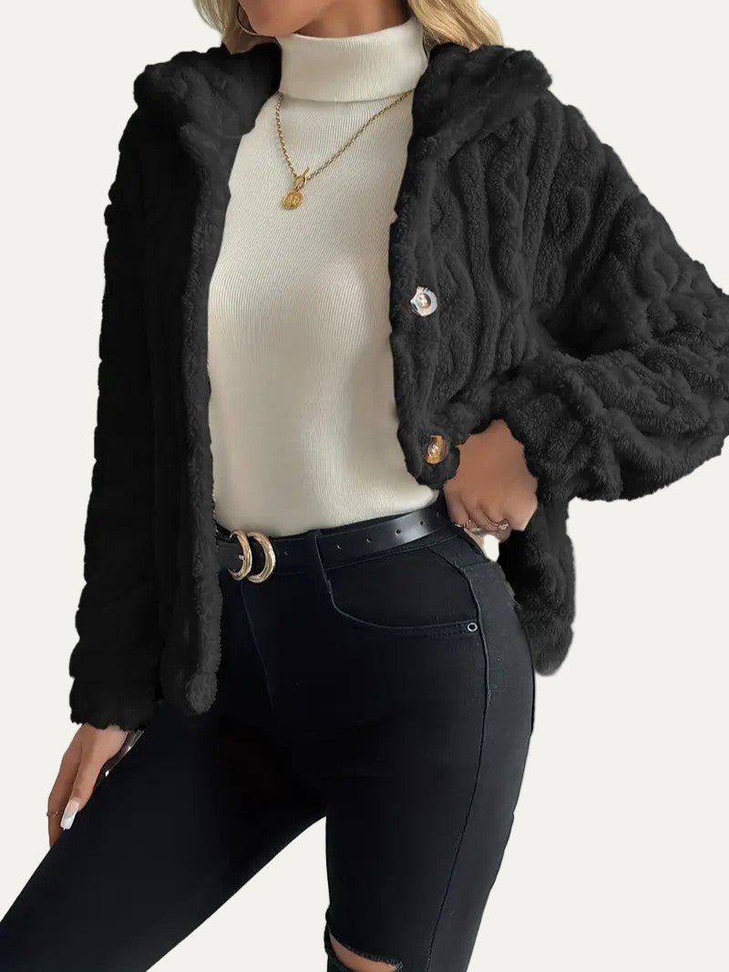 Women’s Textured Fleece Cardigan